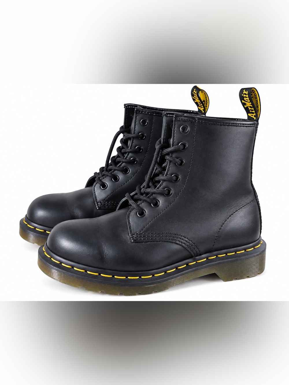 Dr. Martens 1460 Black Leather Combat Boots Punk Grunge Goth Women’s 7